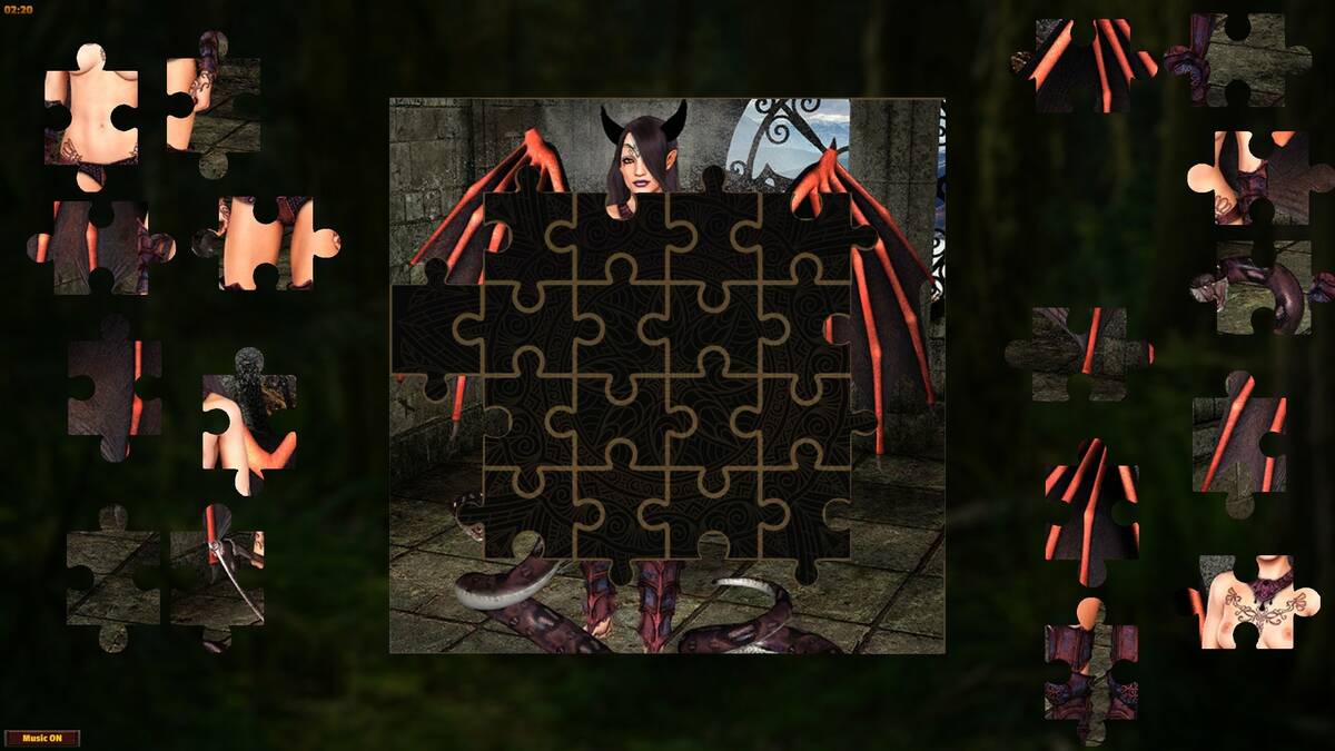 Скриншот 5 к игре Adult Puzzles - Fantasy Ladies