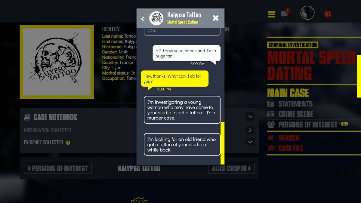 Скриншот 5 к игре French Crime detective game