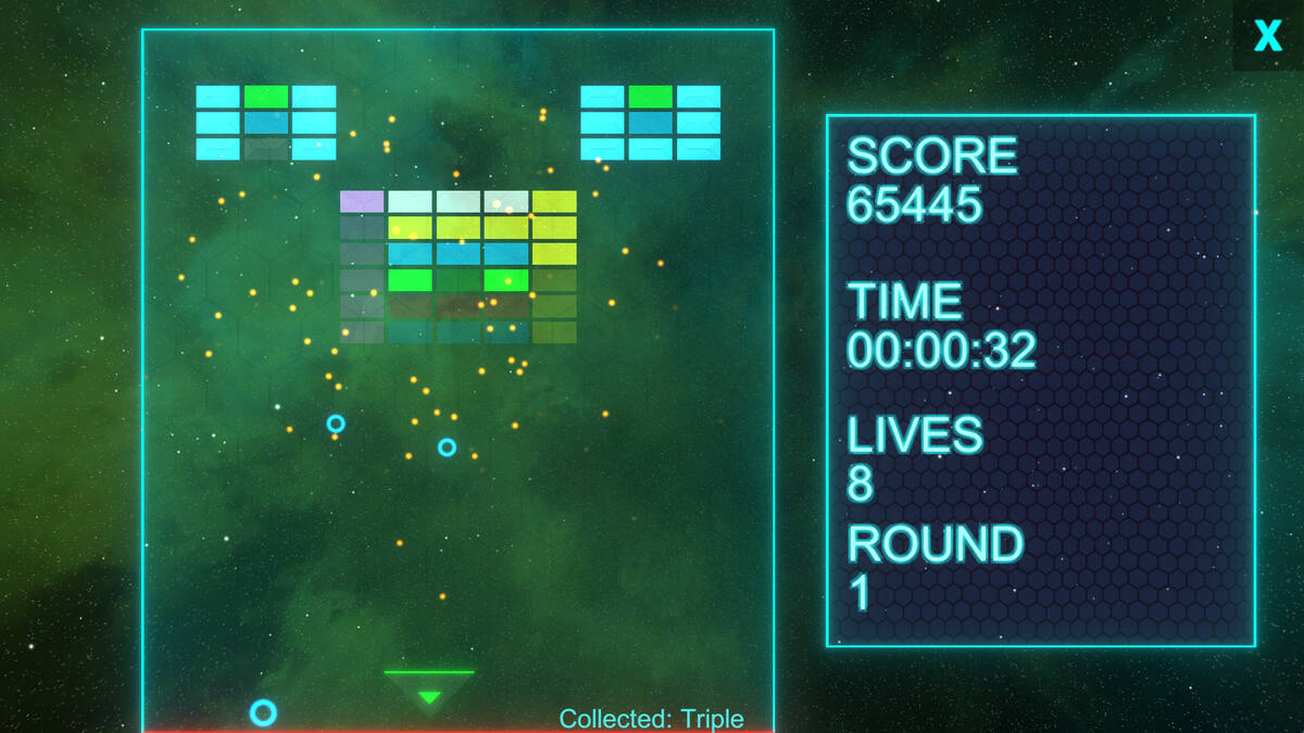 Скриншот 5 к игре Neon Bricks