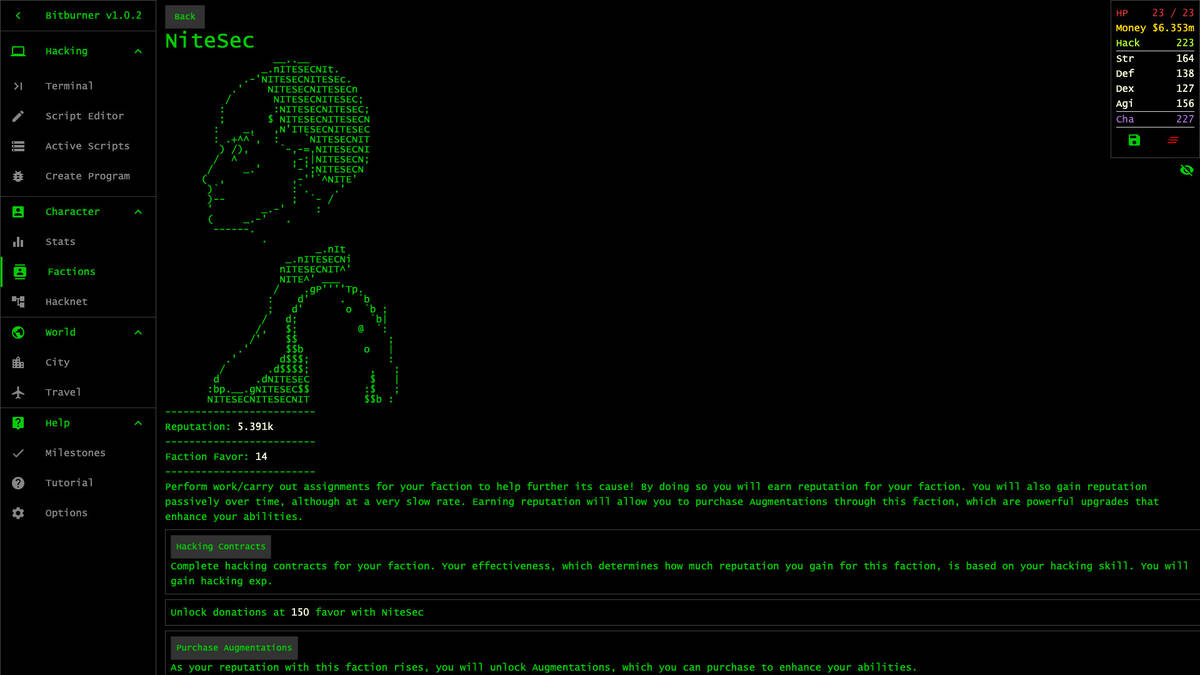 Скриншот 6 к игре Bitburner
