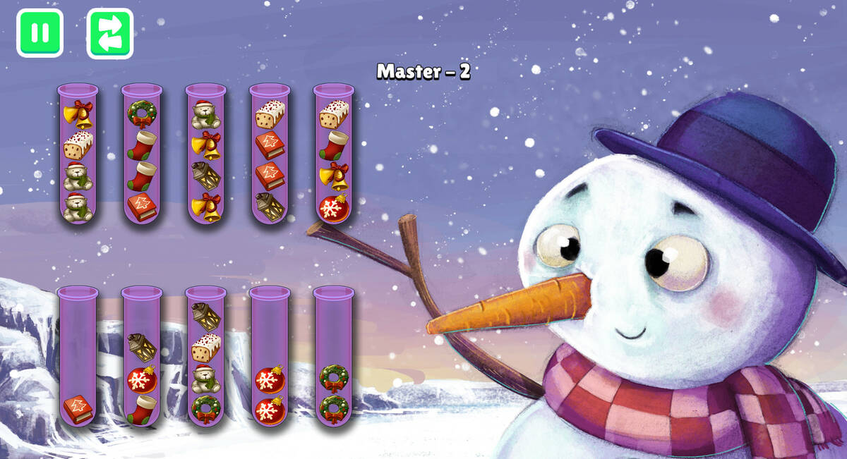 Скриншот 5 к игре Christmas Sort Puzzle