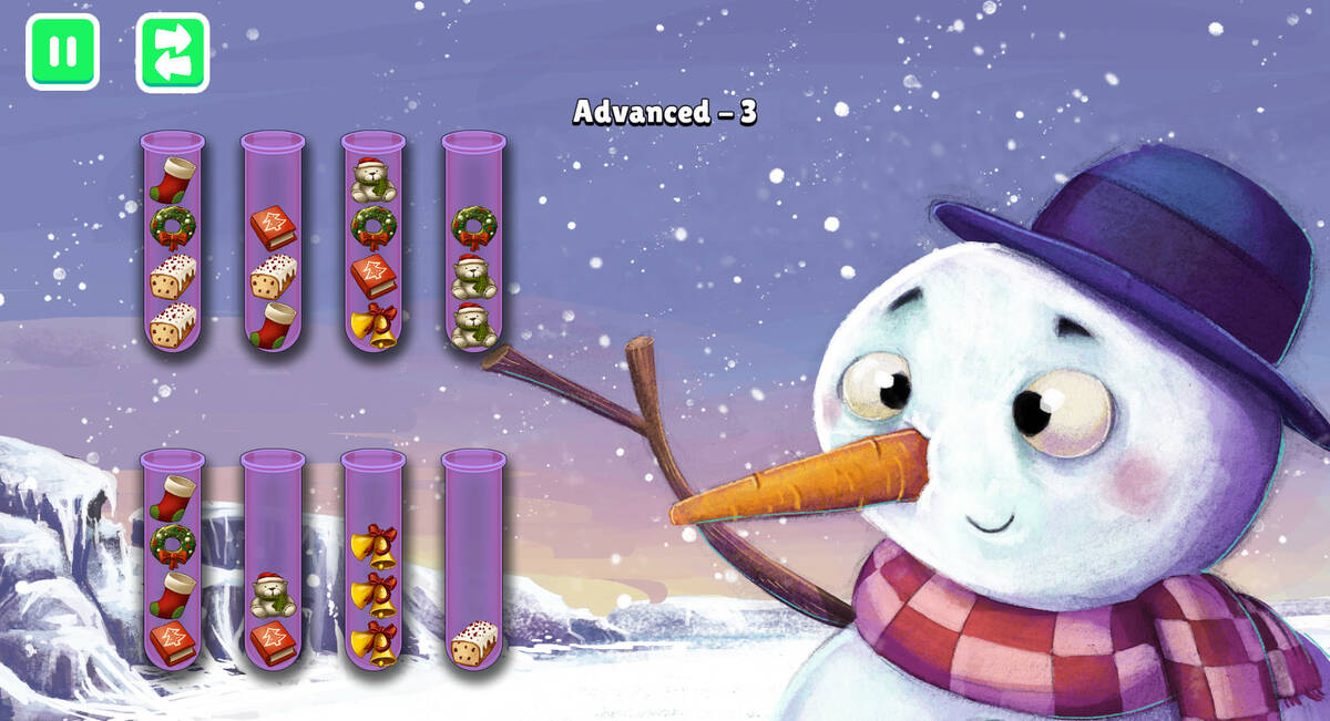 Скриншот 6 к игре Christmas Sort Puzzle