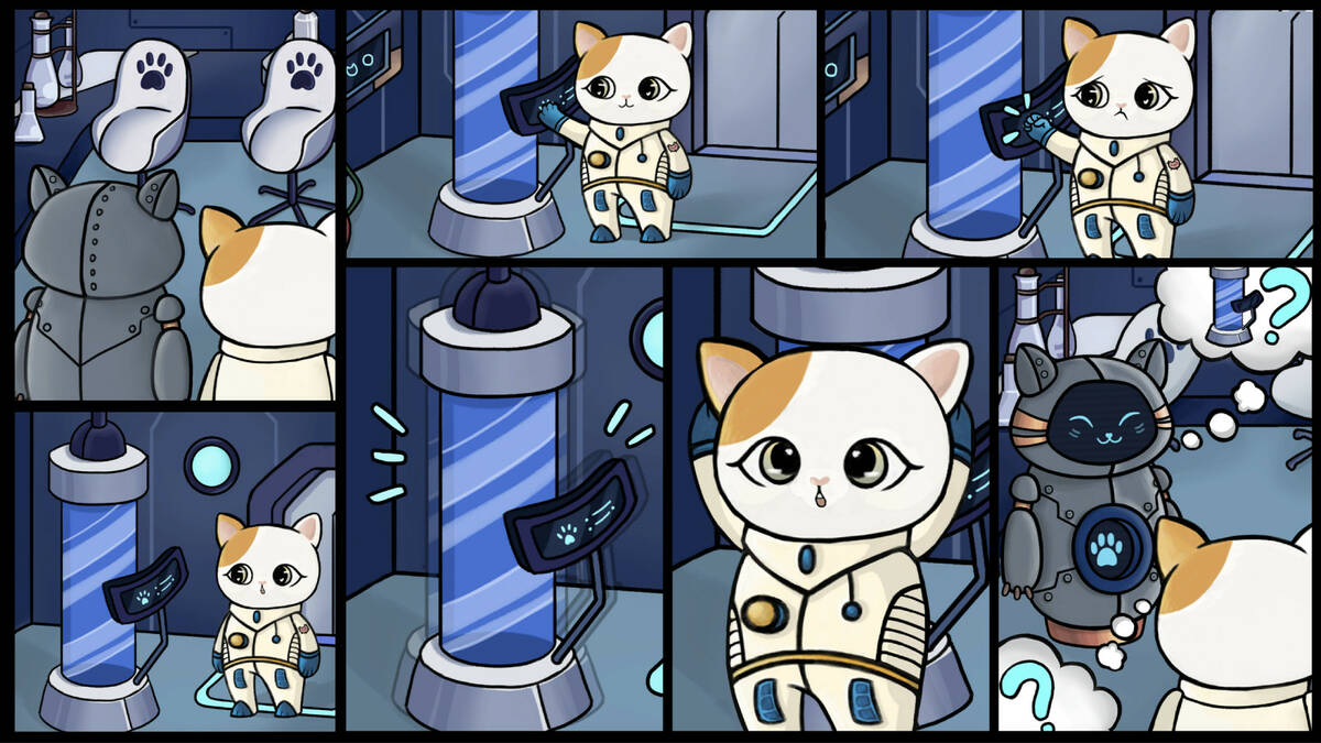 Скриншот 6 к игре Catellite-609: feline space adventure