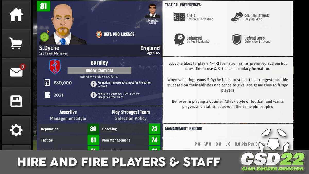 Скриншот 5 к игре Club Soccer Director 2022