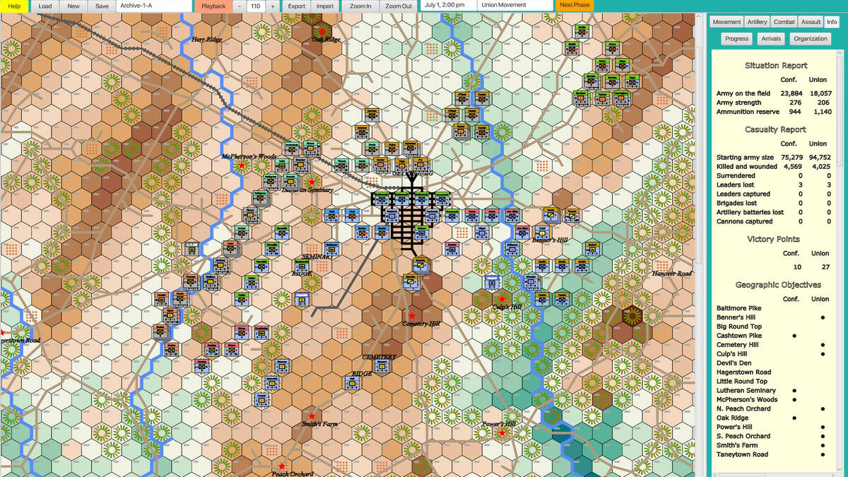 Скриншот 5 к игре Gettysburg: Fields of Valor