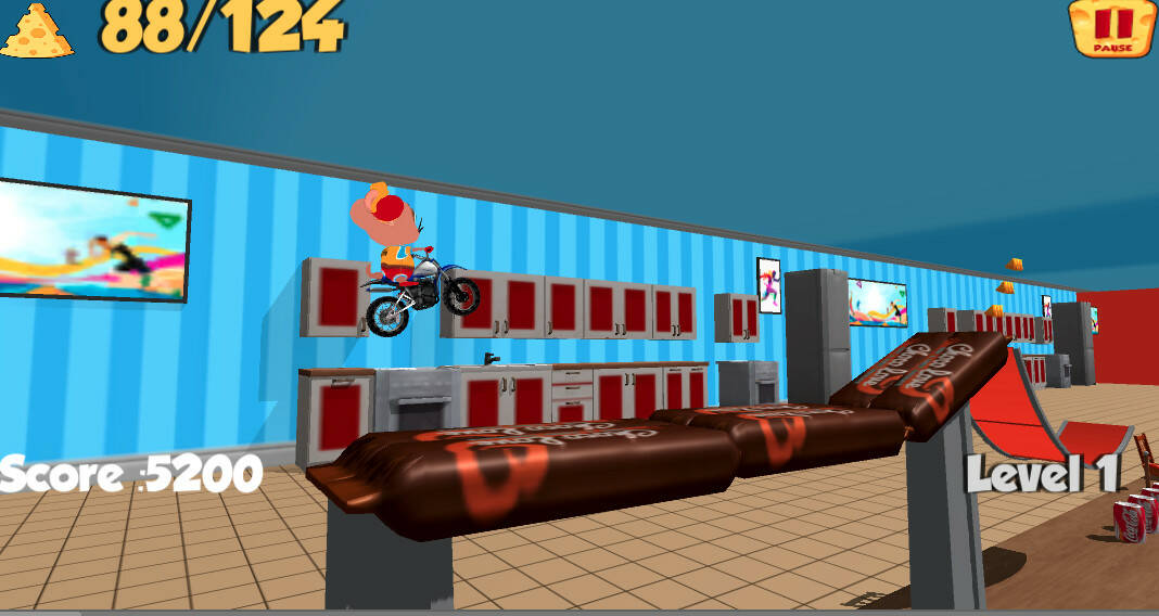 Скриншот 6 к игре Moto Mouse Stunt Mania