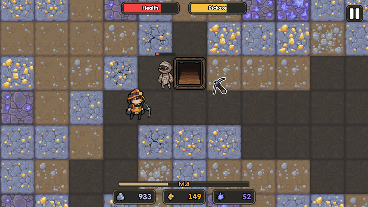 Golden Mine Pickaxe 2: Mummy Tombs: обзор, публикации, гайды и релиз rpg  песочница игры Golden Mine Pickaxe 2: Mummy Tombs