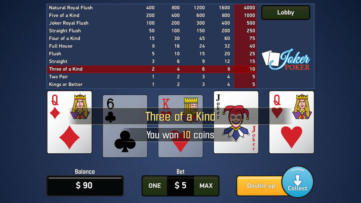 Скриншот 5 к игре Joker Poker - Video Poker