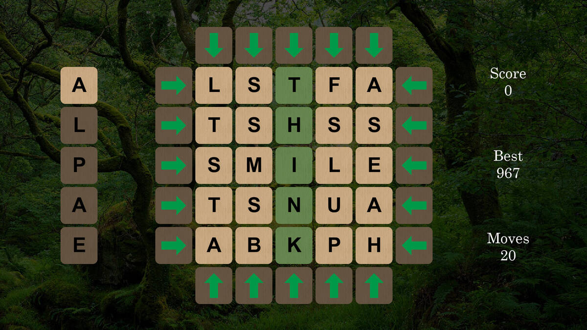 7 words game. Сетка игр. Greed Word.