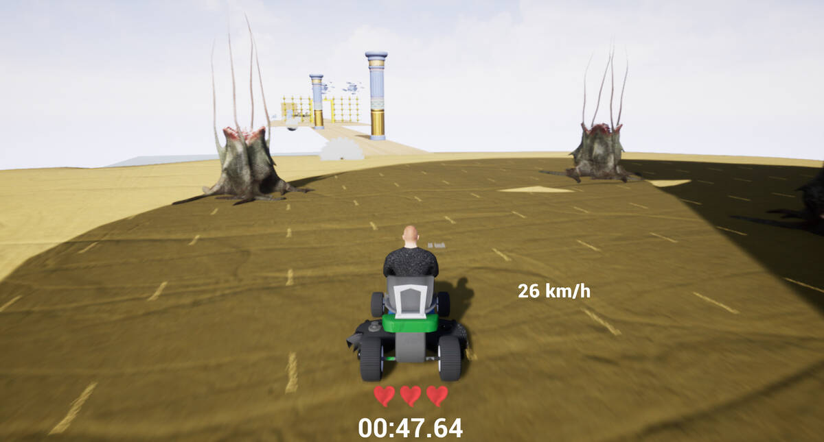 Скриншот 5 к игре Lawnmower game: Mortal Race