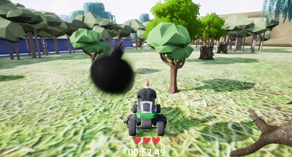 Скриншот 8 к игре Lawnmower game: Mortal Race