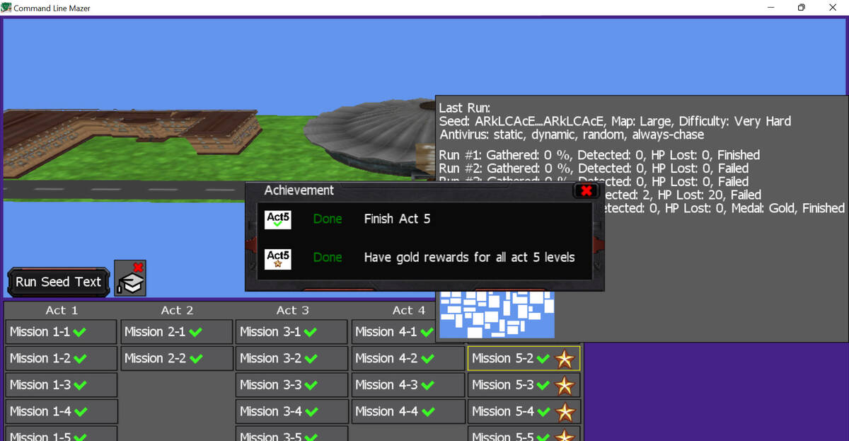 Скриншот 8 к игре Command Line Mazer