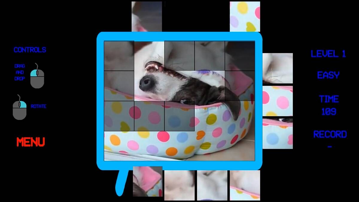 Скриншот 6 к игре Dogs Cyberpuzzle