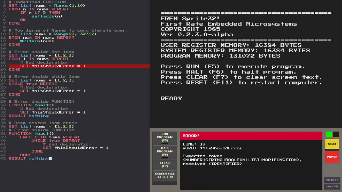 Скриншот 8 к игре FREM Sprite32!