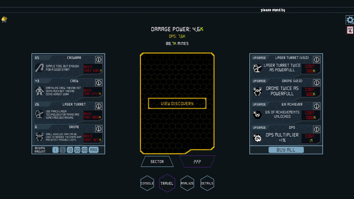 Скриншот 5 к игре AsteroIdle