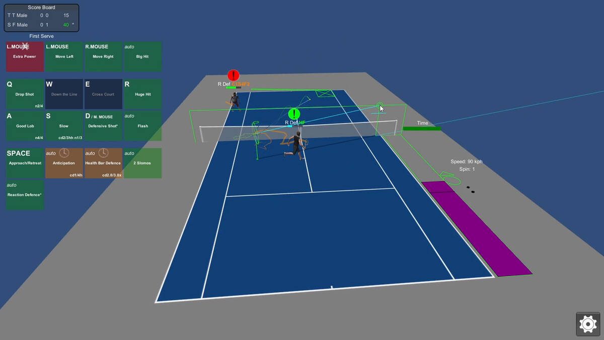 Скриншот 6 к игре Tennis the Menace