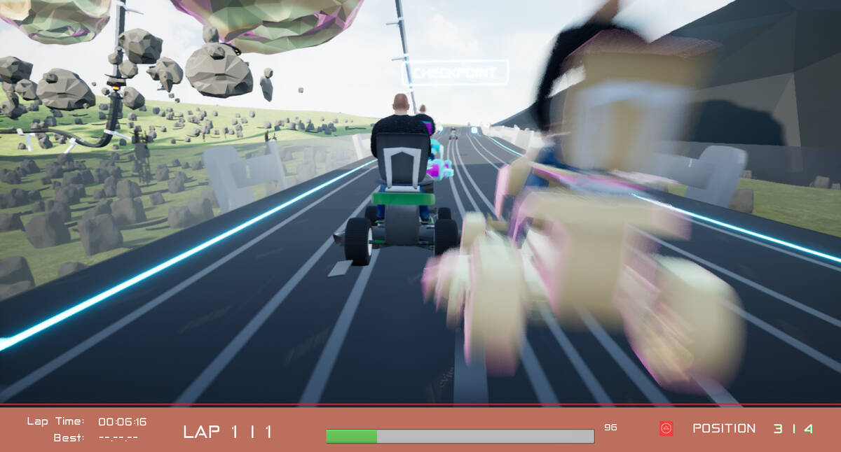 Скриншот 6 к игре Lawnmower Game: Space Race