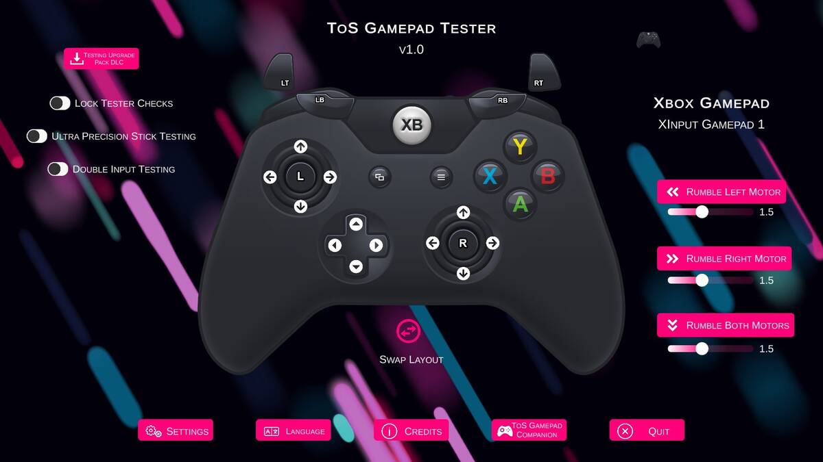 ToS Gamepad Tester: обзор, публикации, гайды и релиз песочница игры ToS  Gamepad Tester