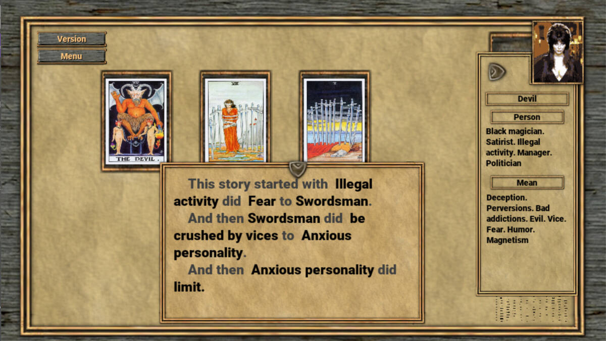 Скриншот 5 к игре Tarot for Storytelling