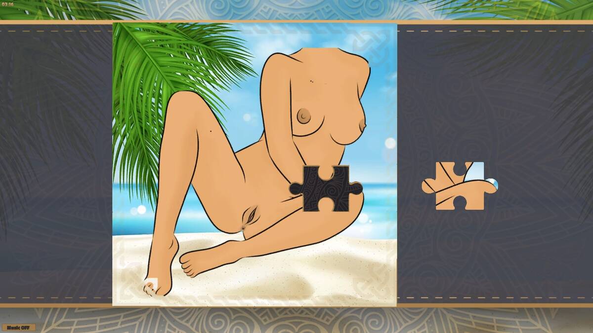 Скриншот 5 к игре LineArt Jigsaw Puzzle - Erotica Summer