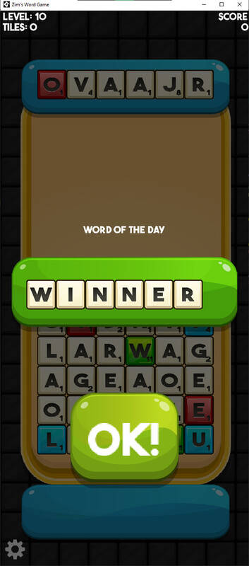 Скриншот 5 к игре Zim's Word Game