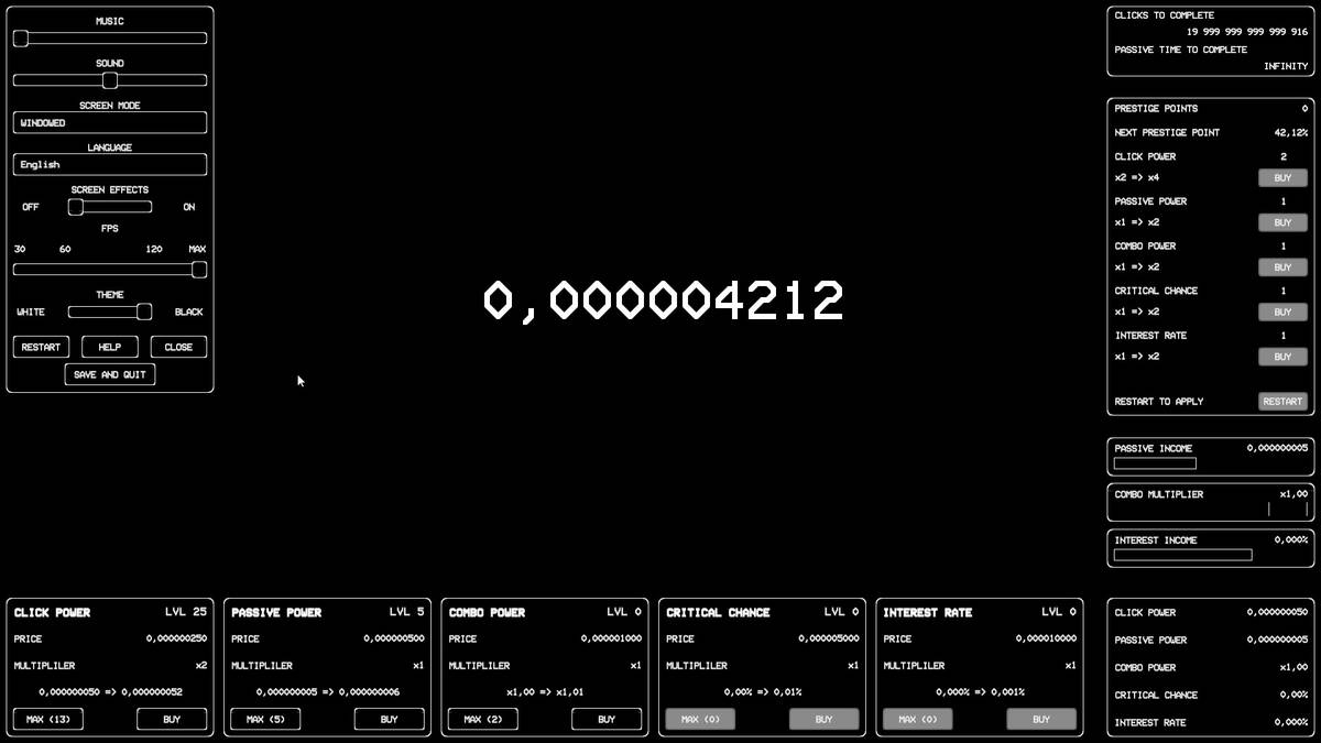 Скриншот 7 к игре The Billion Clicker