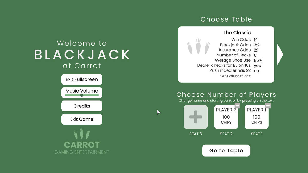 Скриншот 7 к игре Blackjack at Carrot