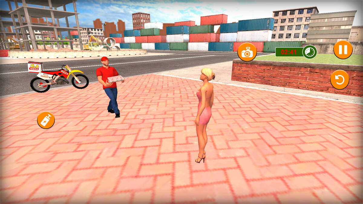 Скриншот 6 к игре Moto Pizza Courier