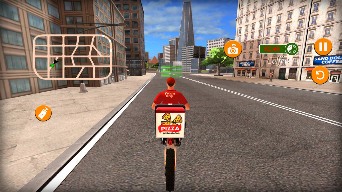 Скриншот 8 к игре Moto Pizza Courier
