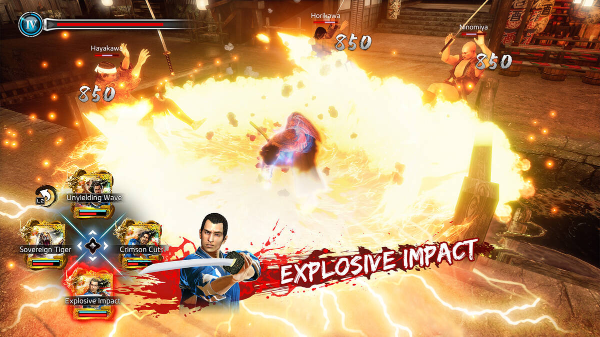 Скриншот 8 к игре Like a Dragon: Ishin!