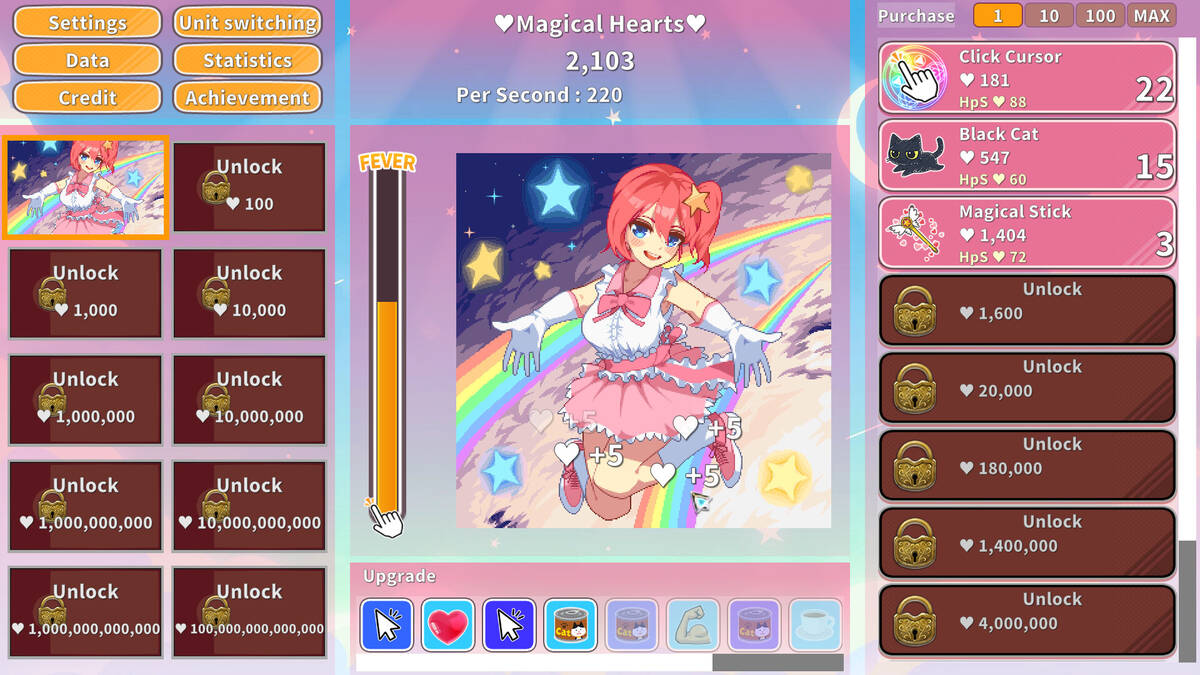 Magical Girl Clicker: обзор, публикации, гайды и релиз стратегия игры  Magical Girl Clicker