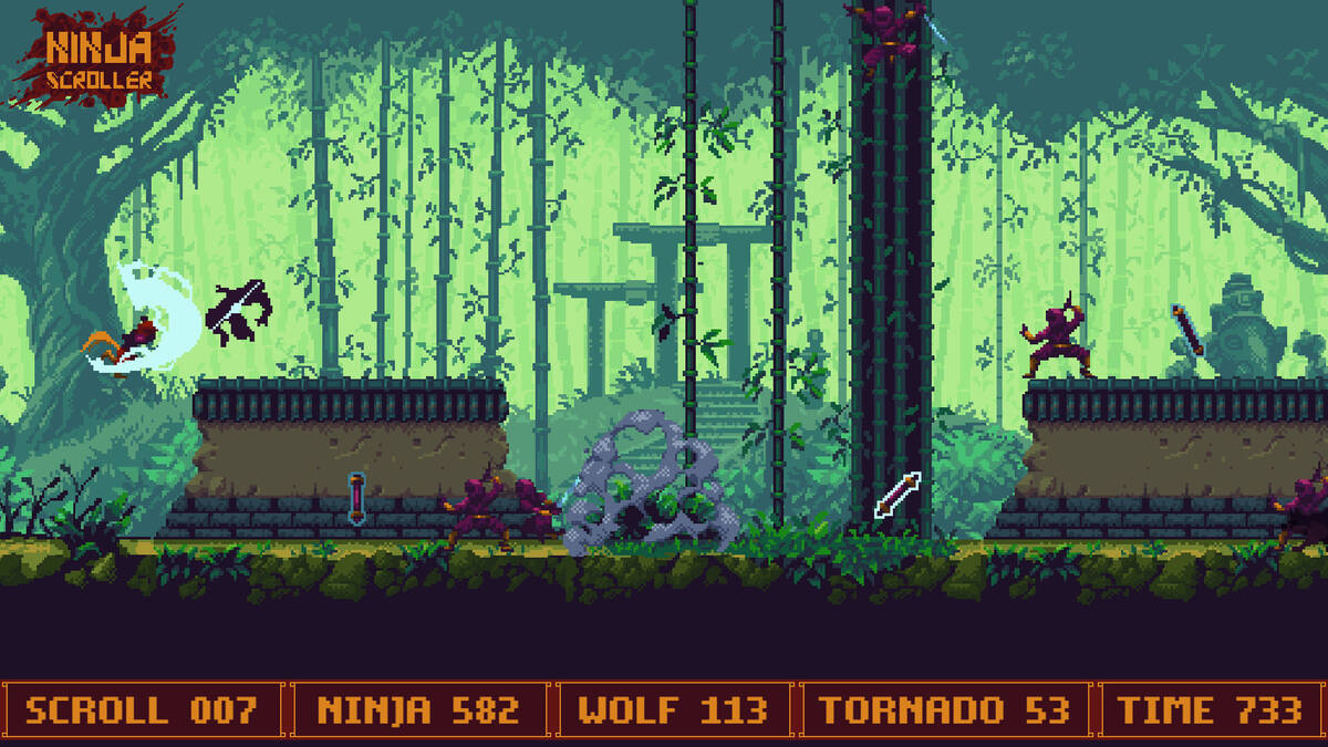 Скриншот 5 к игре Ninja Scroller