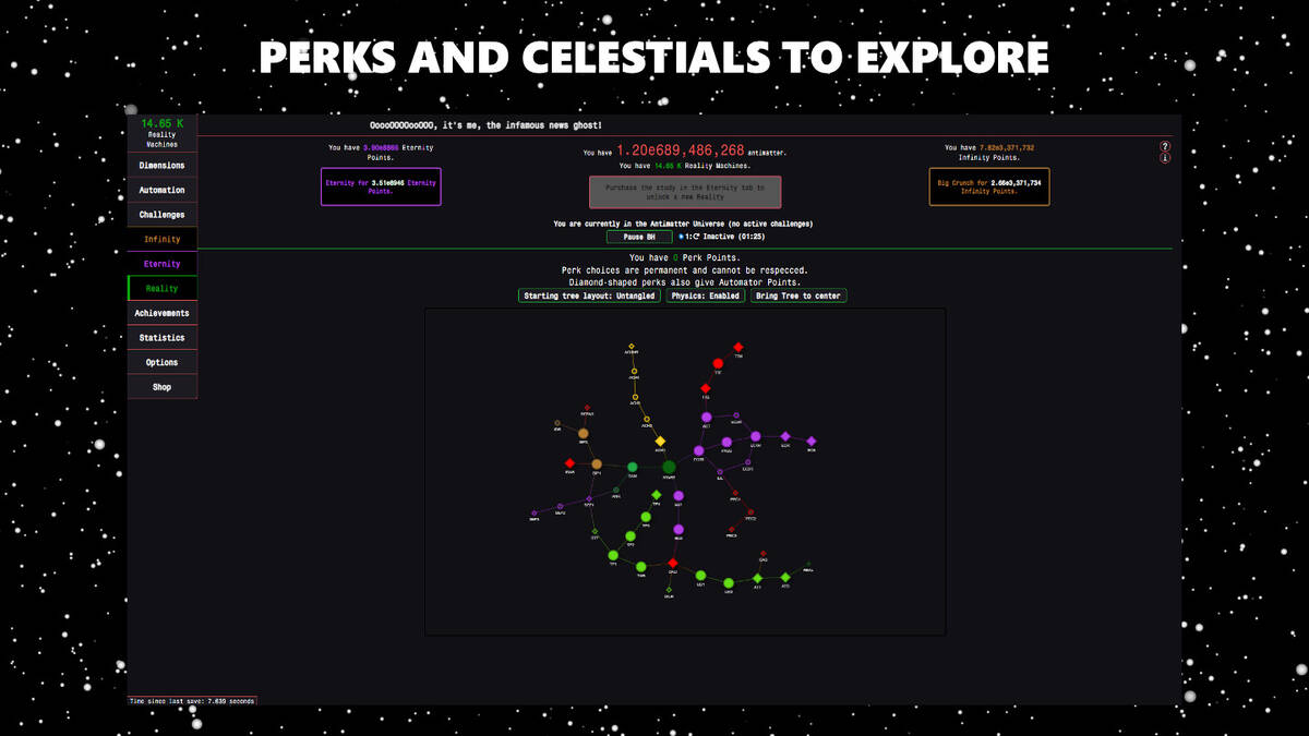 Скриншот 6 к игре Antimatter Dimensions