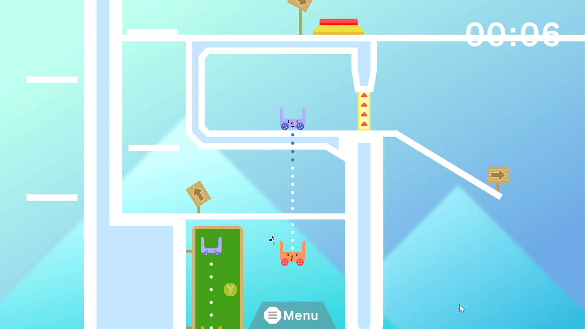 Скриншот 5 к игре Elasti'Carts 走って転んで引っぱって