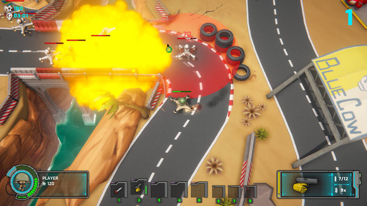 Скриншот 6 к игре Battle Drones: Red Rock Resistance
