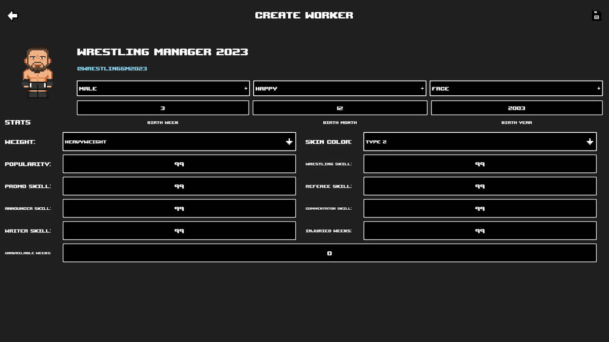 Скриншот 7 к игре Wrestling Manager 2023
