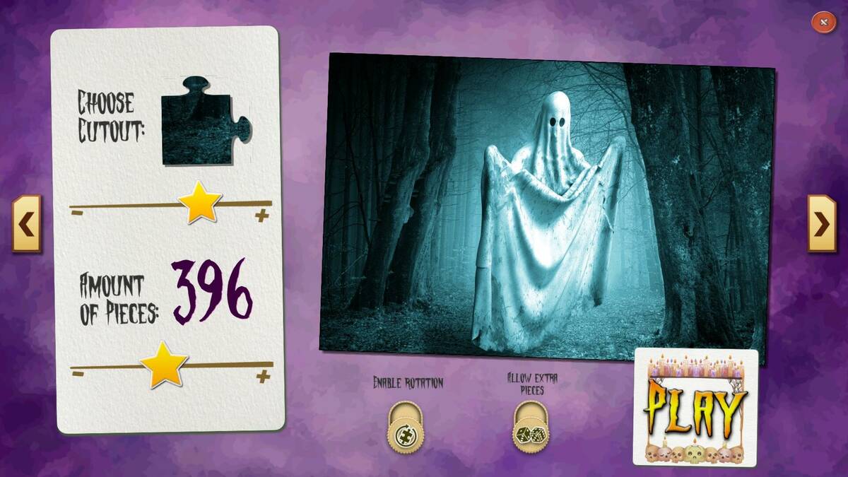 Скриншот 5 к игре Sweet Holiday Jigsaws: Trick or Treat