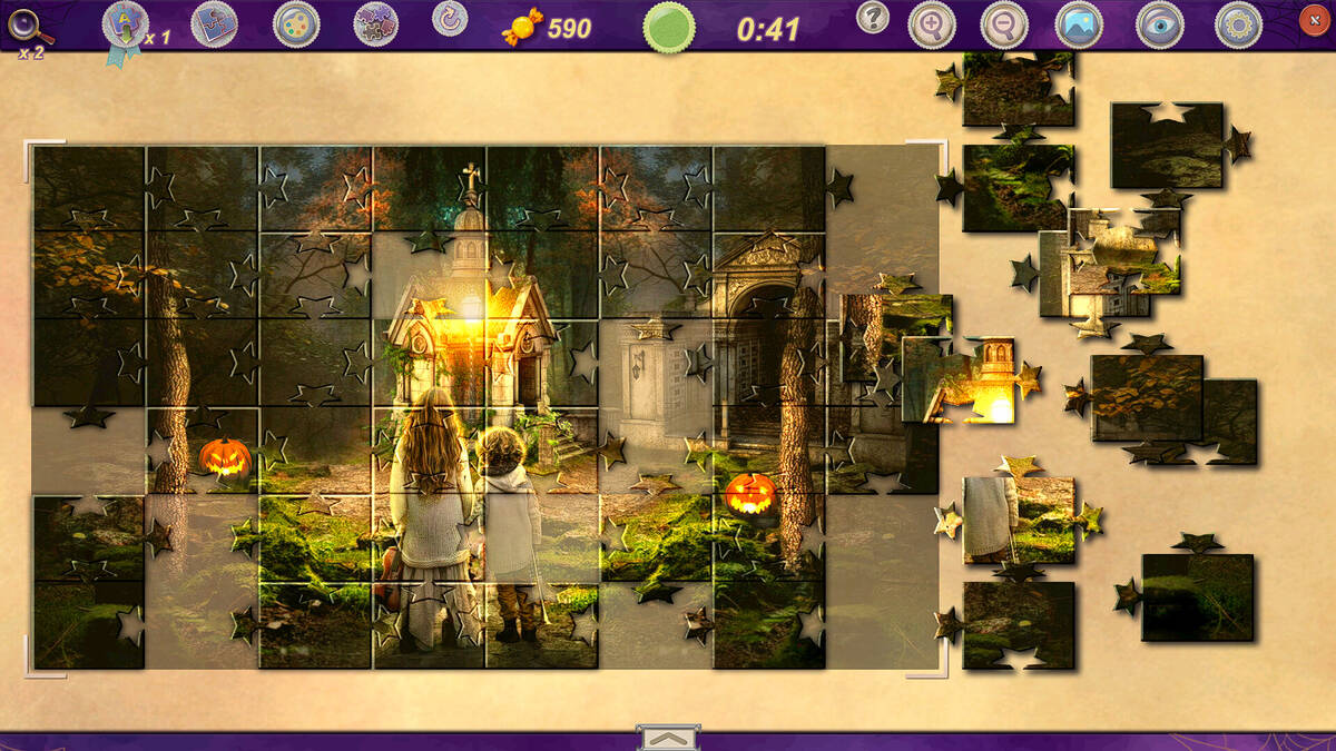 Скриншот 6 к игре Sweet Holiday Jigsaws: Trick or Treat