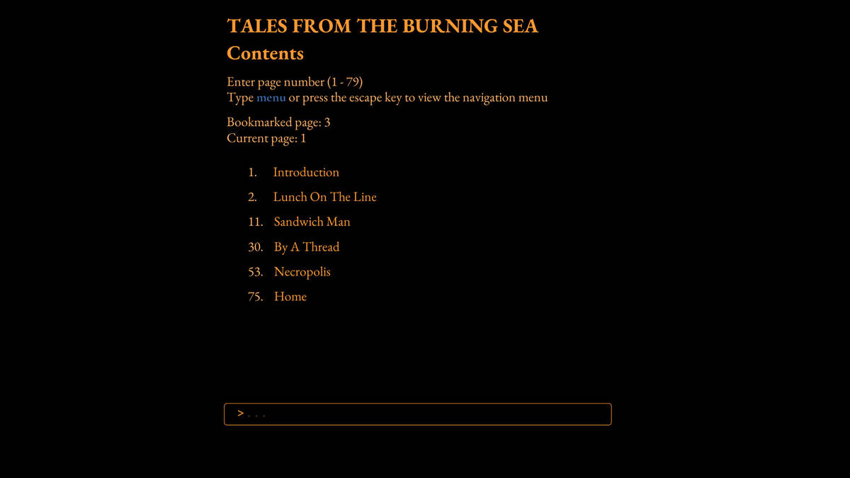 Скриншот 6 к игре Tales From The Burning Sea