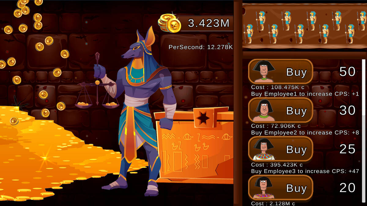 Скриншот 8 к игре Anubis Clicker