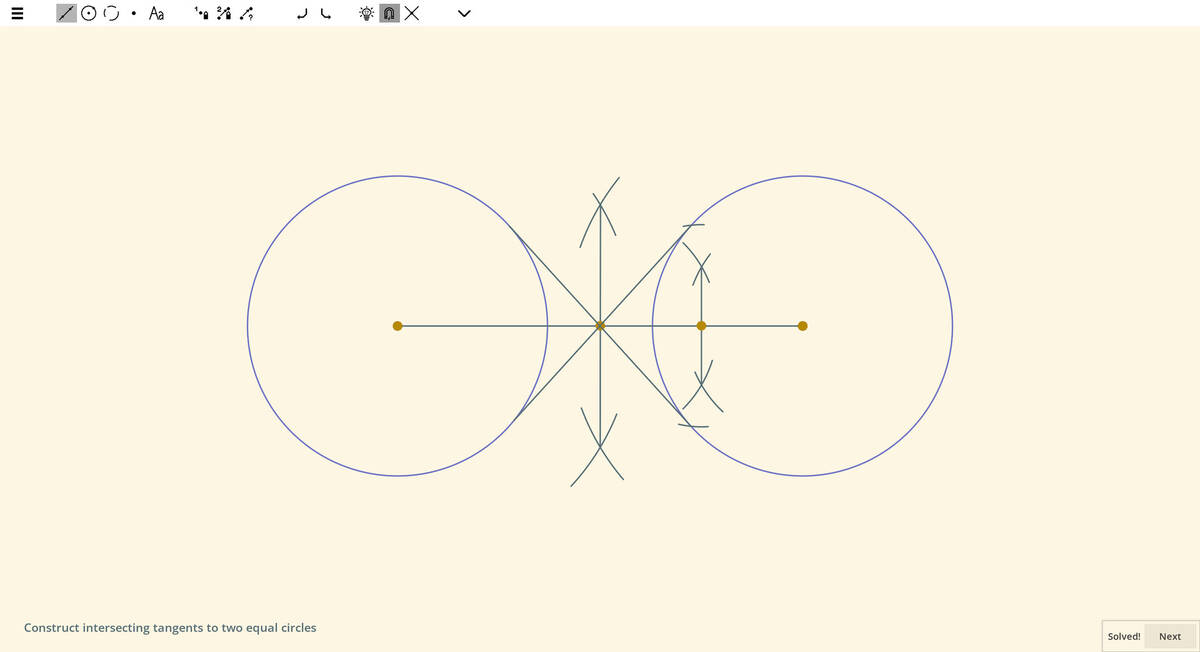 Скриншот 5 к игре Ecocoru : Euclidean Constructions -- Compass & Ruler