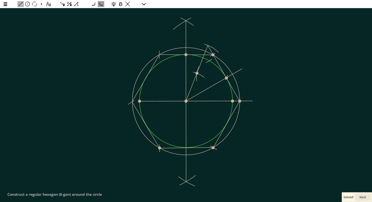 Скриншот 6 к игре Ecocoru : Euclidean Constructions -- Compass & Ruler