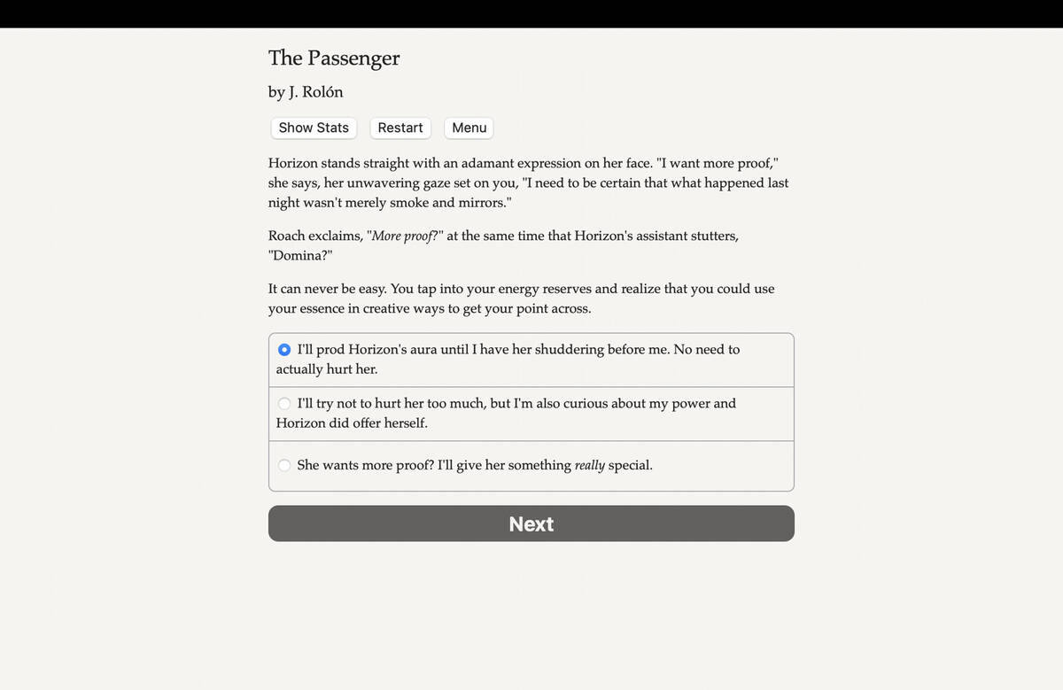 Скриншот 5 к игре The Passenger