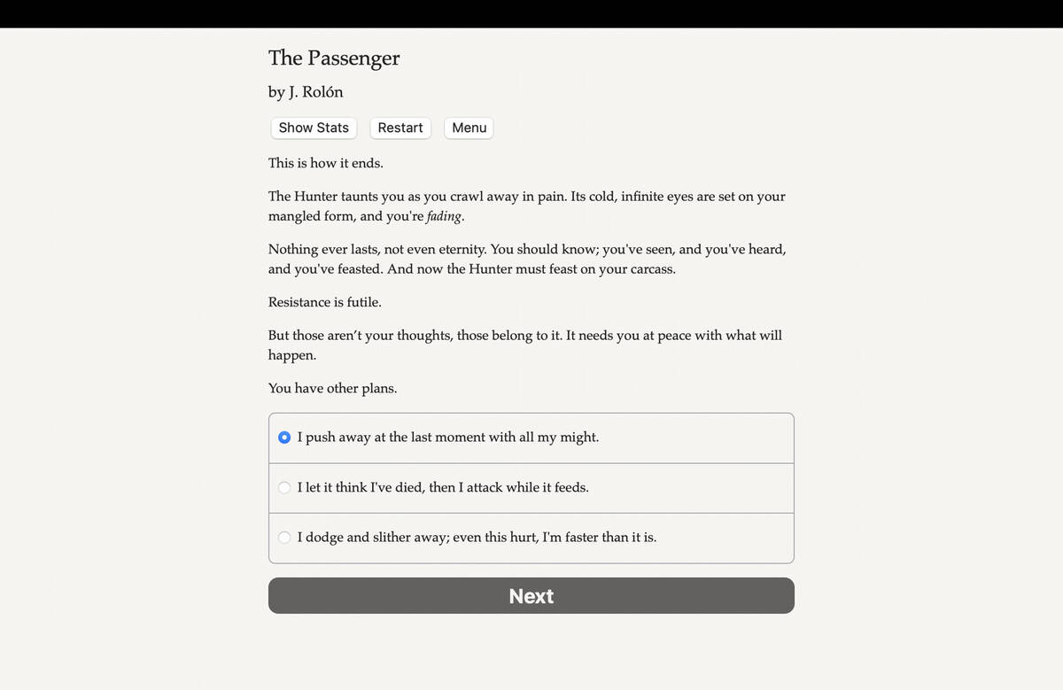 Скриншот 6 к игре The Passenger