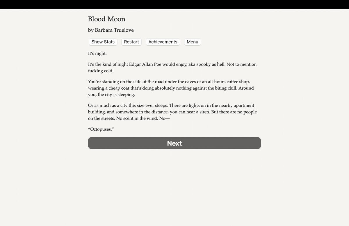 Скриншот 5 к игре Blood Moon