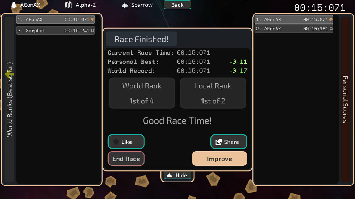 Скриншот 8 к игре ANXRacers - Drift Space