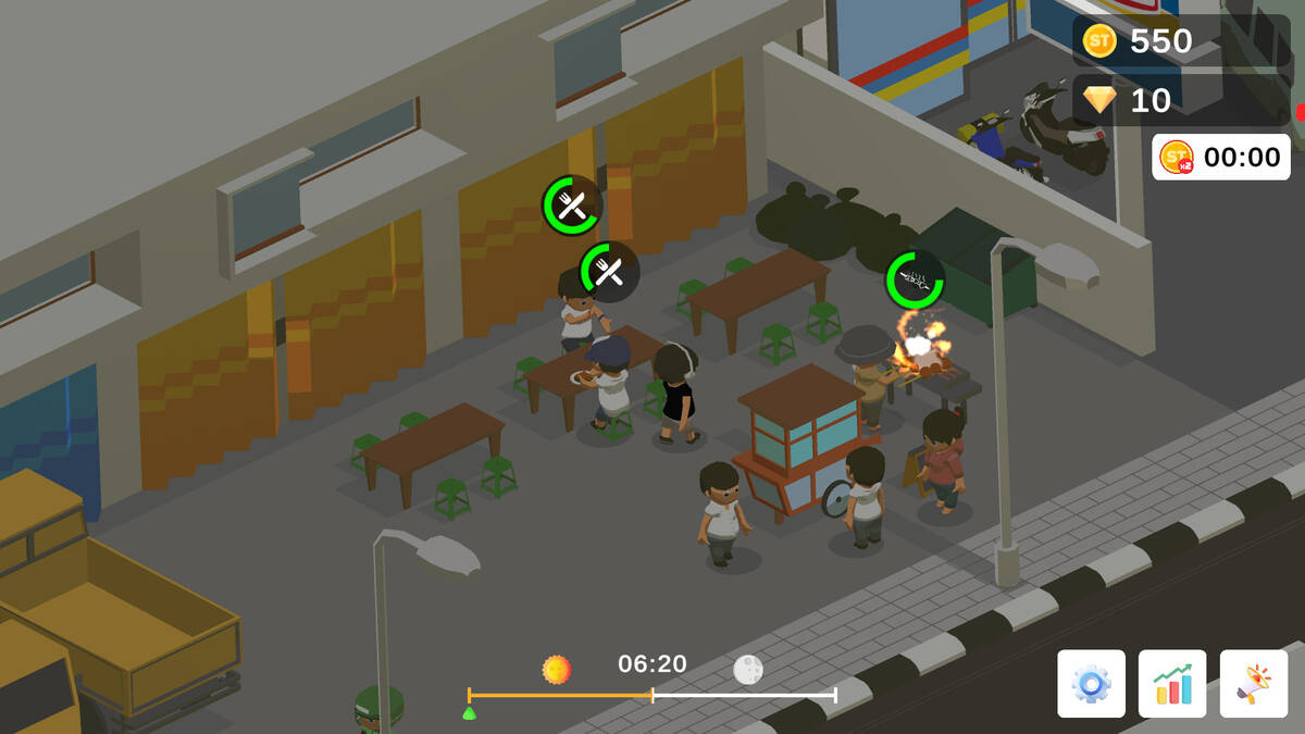 Скриншот 5 к игре Satay Shop Tycoon