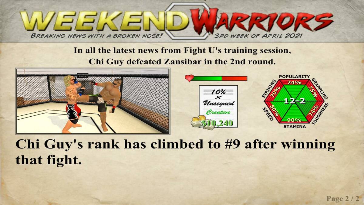 Скриншот 7 к игре Weekend Warriors MMA