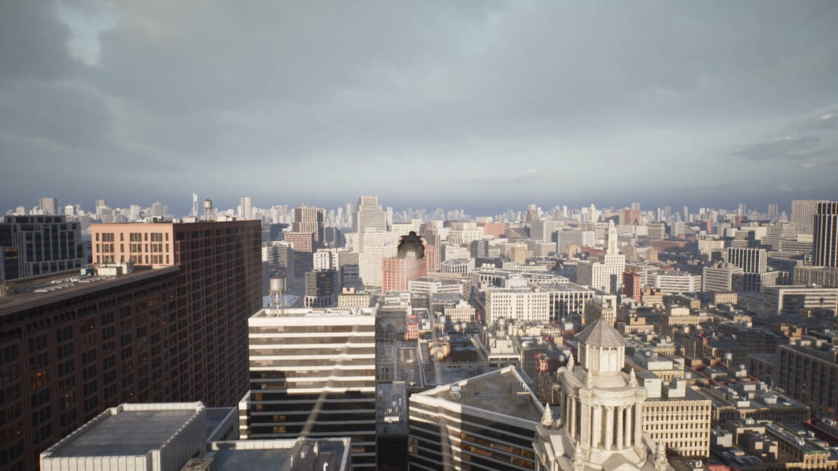 Скриншот 6 к игре The City: Superhero Flying Experience
