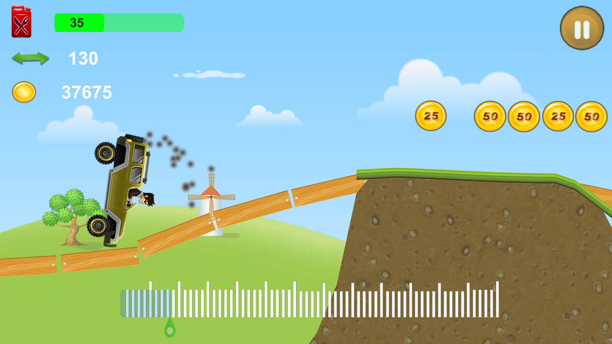 Скриншот 7 к игре Crazy Hill Racing